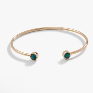 Emerald Flex Cuff Bracelet NWOT.